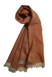 Solid Wool/Cashmere Scarf - Orange