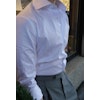 Solid Essential Fine Twill Shirt - Cutaway - White