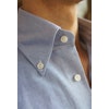 Enfärgad Oxfordskjorta Button Down - Blå