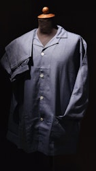 Solid Flannel Pyjamas - Mid Navy Blue