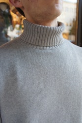 Chunky 7gg Cashmere/Wool Rollneck Pullover - Oatmeal