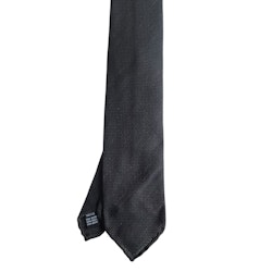 Solid Shantung Tie - Untipped - Brown