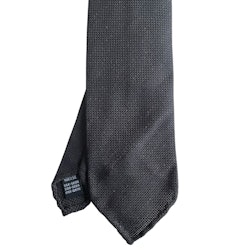 Solid Shantung Tie - Untipped - Brown