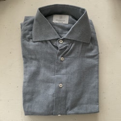Solid Flannel Shirt - Light Blue