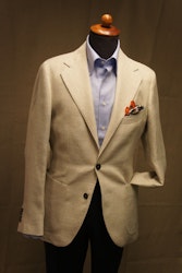 Hundtand Linnekavaj - Okonstruerad - Beige