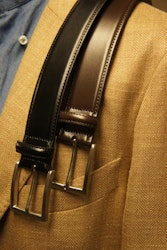 Solid Leather Belt - Brown