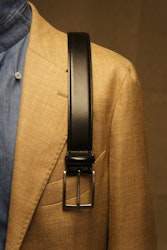 Solid Leather Belt - Black