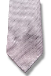 Solid Silk Grenadine Fina Tie - Untipped - Pink