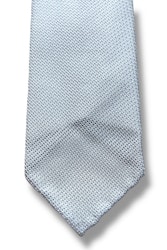 Solid Silk Grenadine Fina Tie - Untipped - Ivory