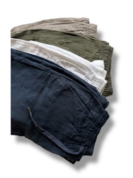 Shorts med drawstring - Olivgrön