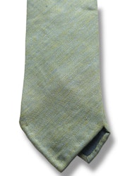 Herringbone Wool Linen Tie - Untipped - Light Green