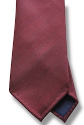 Solid Wool Tie - Untipped - Burgundy