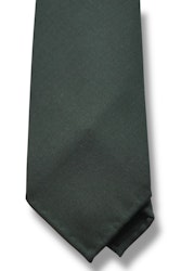 Solid Wool Tie - Untipped - Dark Green