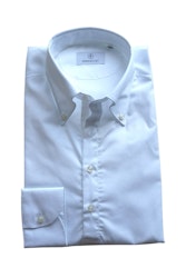 Solid Poplin Popover Shirt - Button Down - White