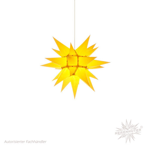Herrnhuter Stjärna i4 gul - 40cm