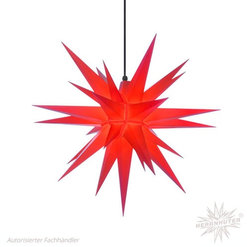 Herrnhuter Stjärna A7 röd - 68cm inkl. belysning