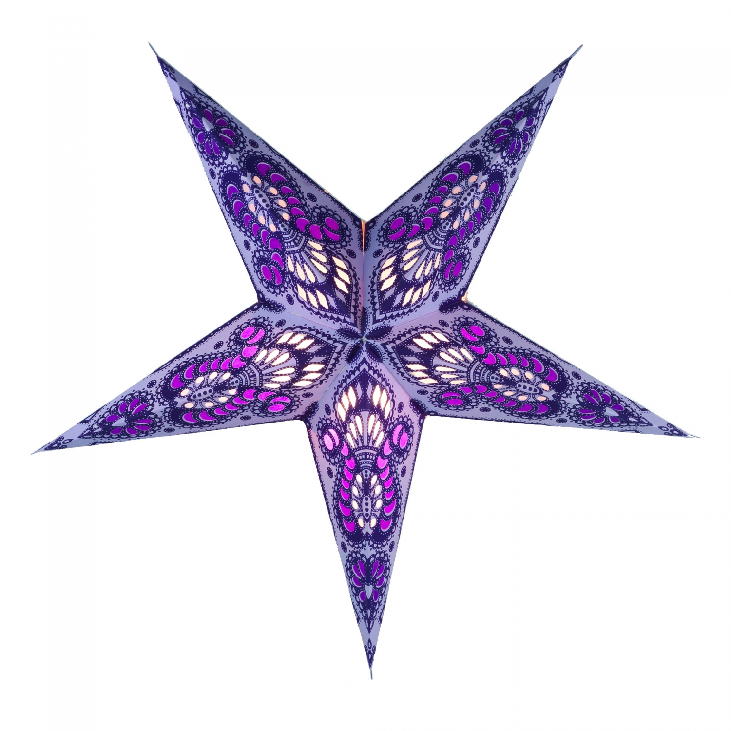 GalaxyLights Adventsstjärna - 40cm - Menor purple