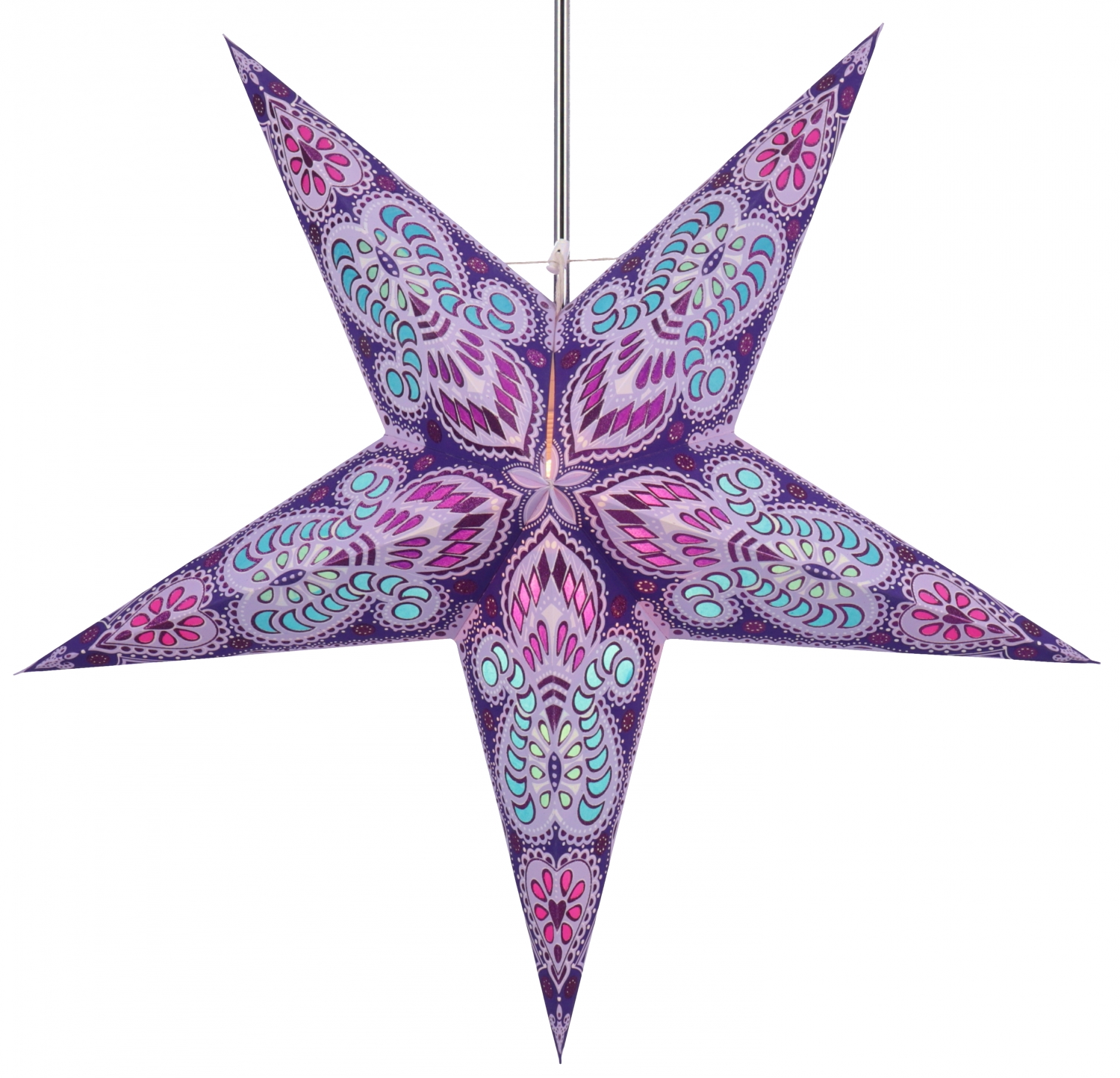GalaxyLights Adventsstjärna - 60cm - Menor purple mixed