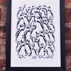 Grafiskt print - Pingviner