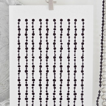Grafiskt print - Pearls