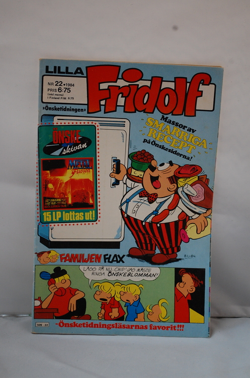 Serietidning Lilla Fridolf Nr 22 - År 1984