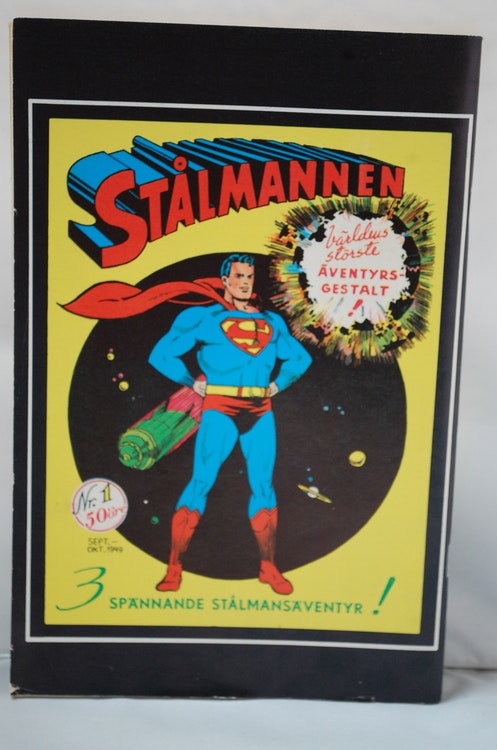 Serietidning Stålmannen 35 år Nr 9 - År 1984
