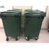 Avfallskärl / sopkärl gröna - 750 liter