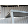 Rullvagn / arbetsbord i galvaniserad stål - 200 x 50 cm