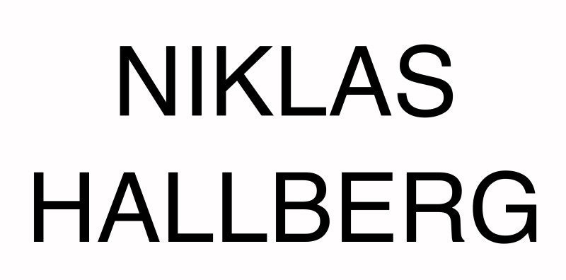 niklas hallberg
