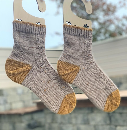 Lange sokker str 37-40 - MonikaMdesign
