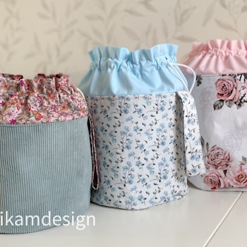 Bucket bag i 3 størrelser