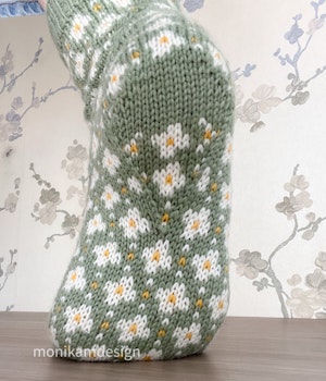 The flower sock size 37 - 42