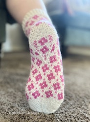 The flower sock size 37 - 42