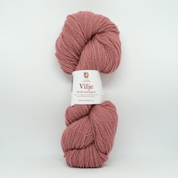 Vilje lamullgarn, gammelrosa