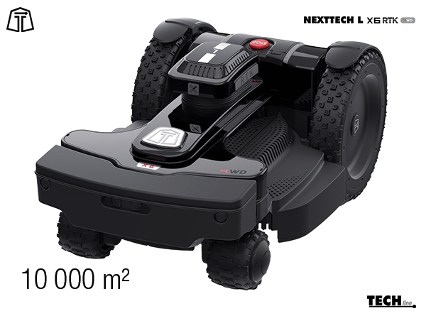 NEXTTECH L X6 4WD U-RTK trådlös/Kabelfri fyrhjulsdriven robotgräsklippare, 10000 m2