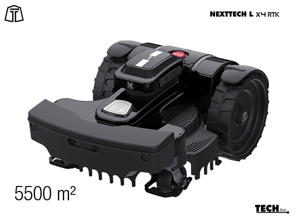 NEXTTECH L X4 U-RTK (Premium) trådlös/kabelfri robotgräsklippare, 5500 m2