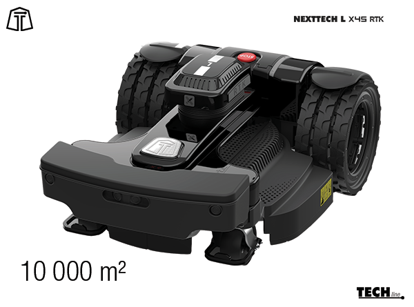 NEXTTECH L X6 U-RTK (Ultra Premium) trådlös/kabelfri robotgräsklippare, 10 000 m2