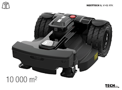 NEXTTECH L X6 U-RTK (Ultra Premium) trådlös/kabelfri robotgräsklippare, 10 000 m2