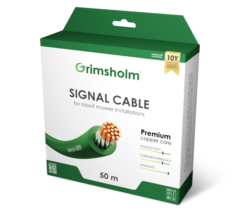 Begränsningskabel Premium (kopparkärna), 50 m