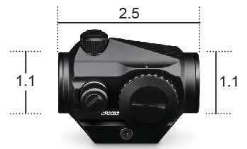 VORTEX CROSSFIRE ® RED DOT - 2 MOA Rödpunktssikte