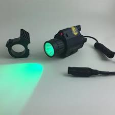 Albecom Vapenlampa/eftersökslampa 250 lumen grön + röd laser