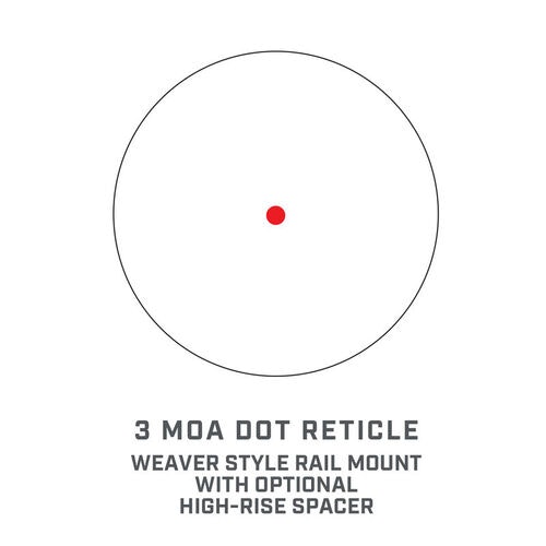 Bushnell TRS-125 1x22 Red Dot Sight 3 MOA