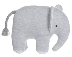 Cozy knits Elefant Gosedjur, grå, 25 cm