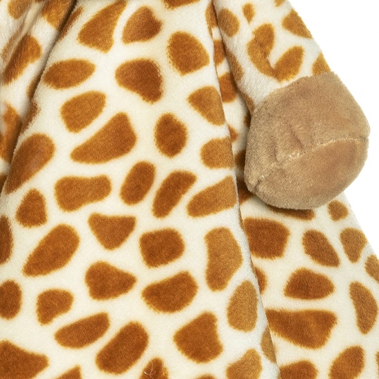 Snuttefilt, giraff, 35 cm, brun, beige, plysch, diinglisar, teddykompaniet