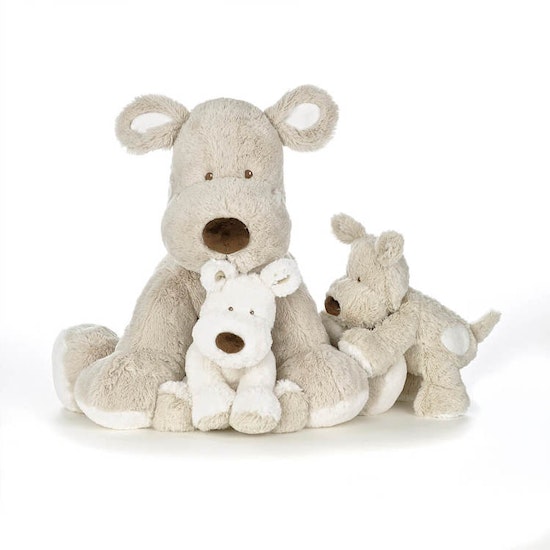 Teddy Cream Hund, liten, vit