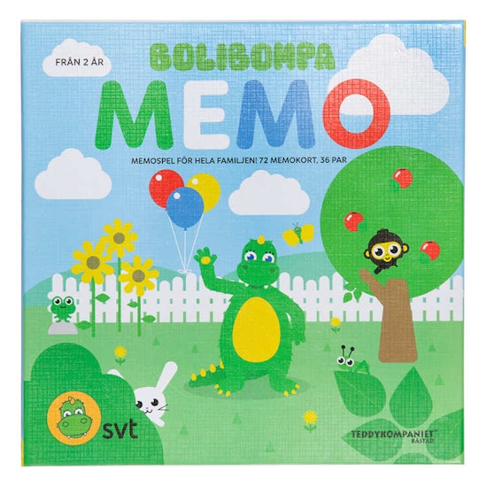 Bolibompa Memo Spel, fr. 2 år