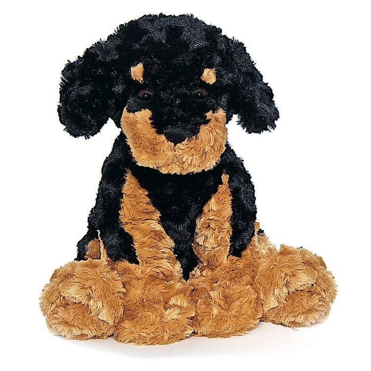Vovve Hund Gosedjur, brunsvart, 40 cm - Teddykompaniet in Båstad
