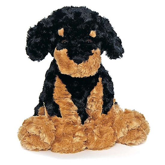 Vovve Hund Gosedjur, brunsvart, 40 cm - Teddykompaniet in Båstad