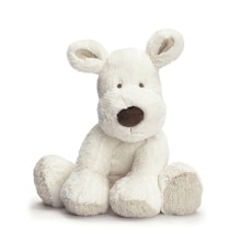 Teddy Cream Hund, stor, vit