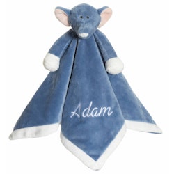 Snuttefilt med namn, Diinglisar Elefant Denim